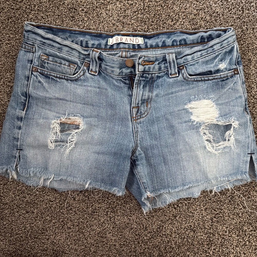 J Brand medium wash denim shorts